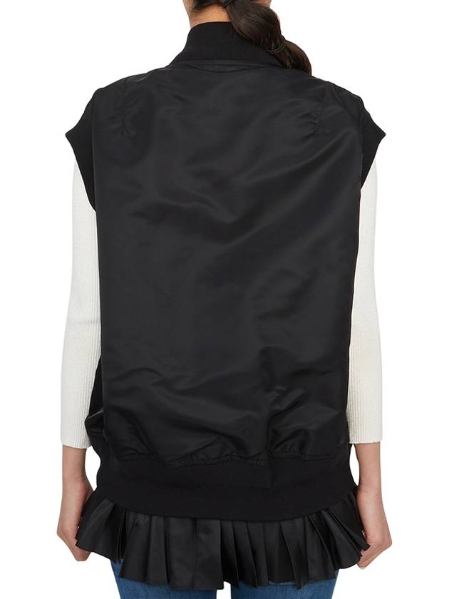 Nylon Twill Vest Black - SACAI - BALAAN 7