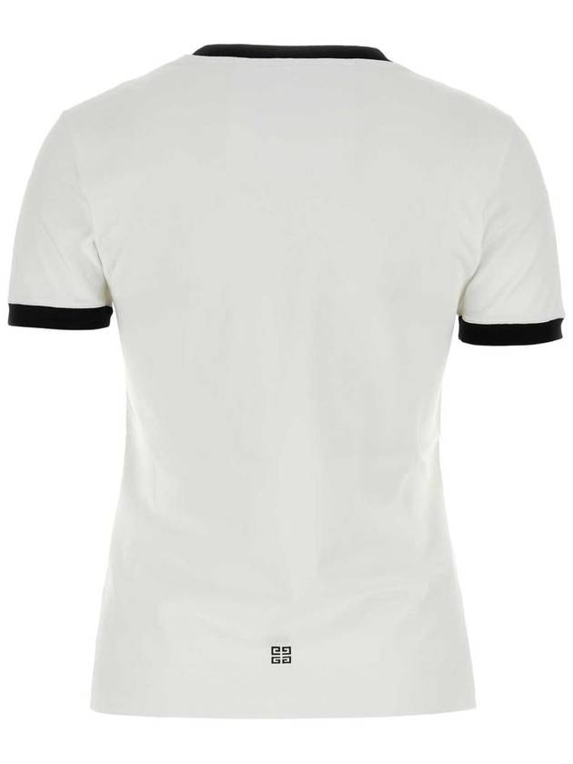 Archetype Slim Fit Cotton Short Sleeve T-Shirt White - GIVENCHY - BALAAN 3