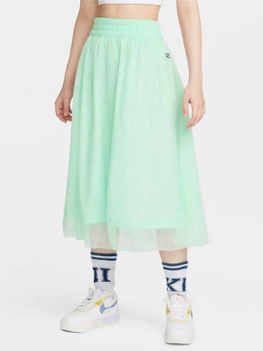 01DZ4724379Women’sNSW Pleated SkirtMint - NIKE - BALAAN 1