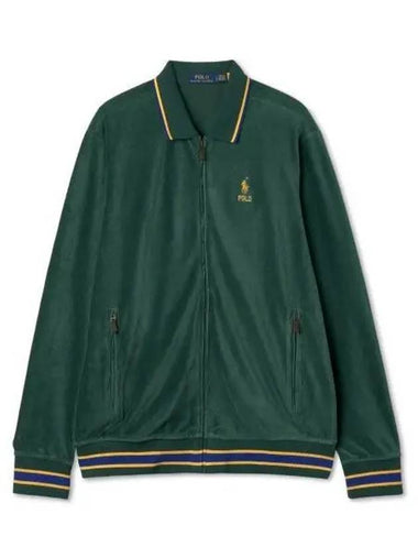 30 reward points knit corduroy track jacket green - POLO RALPH LAUREN - BALAAN 1