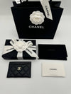 Classic gold card wallet caviar black AP0213 - CHANEL - BALAAN 7