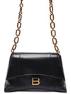 Downtown Small Shoulder Bag With Chain Black - BALENCIAGA - BALAAN 3