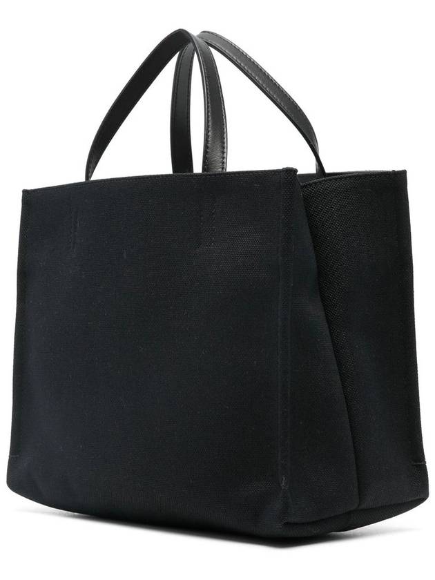 Logo Print Tote Bag Black - SALVATORE FERRAGAMO - BALAAN 3