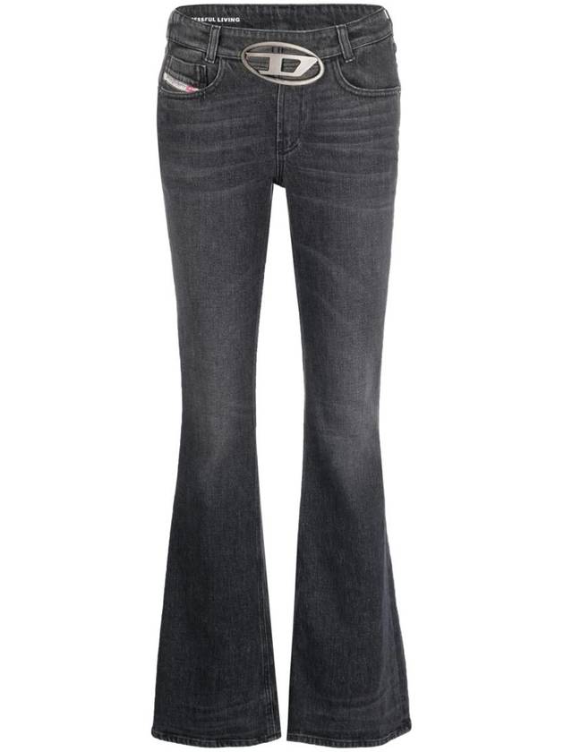 Diesel D-Ebbey Low-Waisted Flared Jeans - DIESEL - BALAAN 1