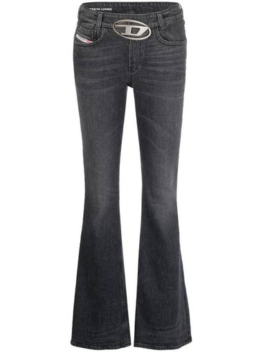 Diesel D-Ebbey Low-Waisted Flared Jeans - DIESEL - BALAAN 1