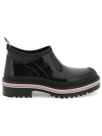 Women's Molded Rubber Garden Middle Boots Black - THOM BROWNE - BALAAN 2