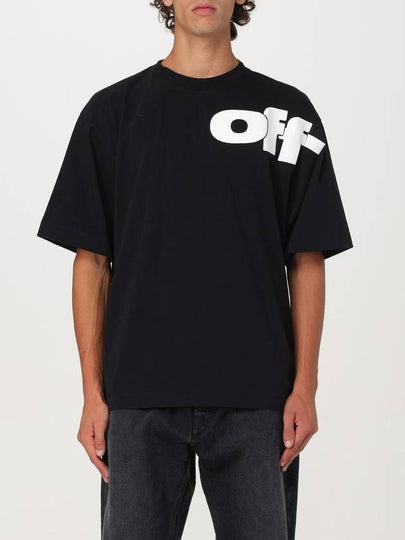 Shared Logo Short Sleeve T-Shirt Black - OFF WHITE - BALAAN 2