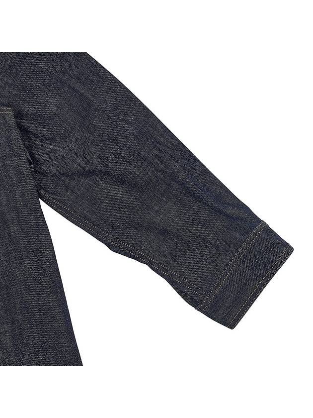 Women's Trapeze Denim Overshirt Blue - LOEWE - BALAAN 6