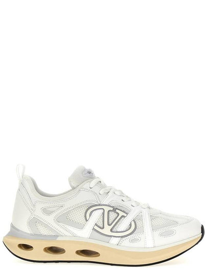 V Logo Low Top Sneakers White - VALENTINO - BALAAN 2