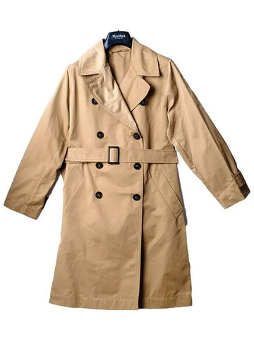 RADIO Trench Coat Camel 60210327 005 - MAX MARA - BALAAN 1