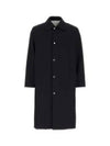 Wardrobe W Sports Wool Trench Coat Navy - JIL SANDER - BALAAN 2