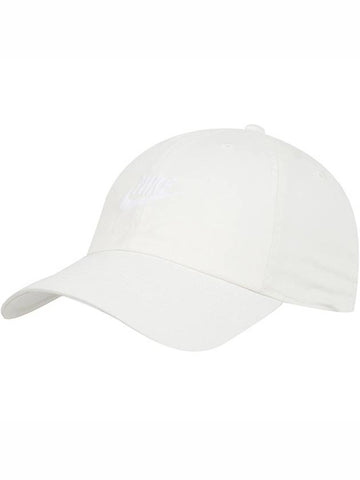 Club Unstructured Futura Washed Ball Cap White - NIKE - BALAAN 1