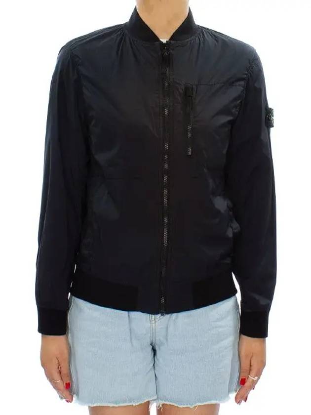 Kids Wappen Patch Bomber Jacket Navy - STONE ISLAND - BALAAN 3