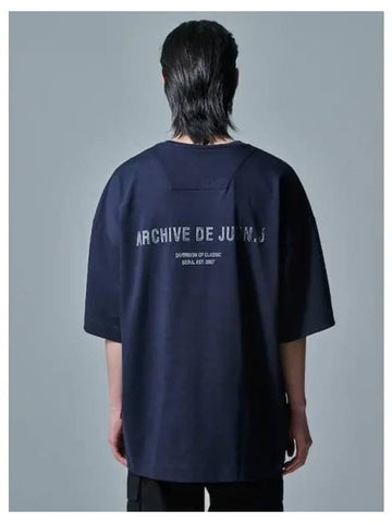 Archive Basic Short Sleeve T Shirt Navy Domestic Product GM0024071289295 - JUUN.J - BALAAN 1