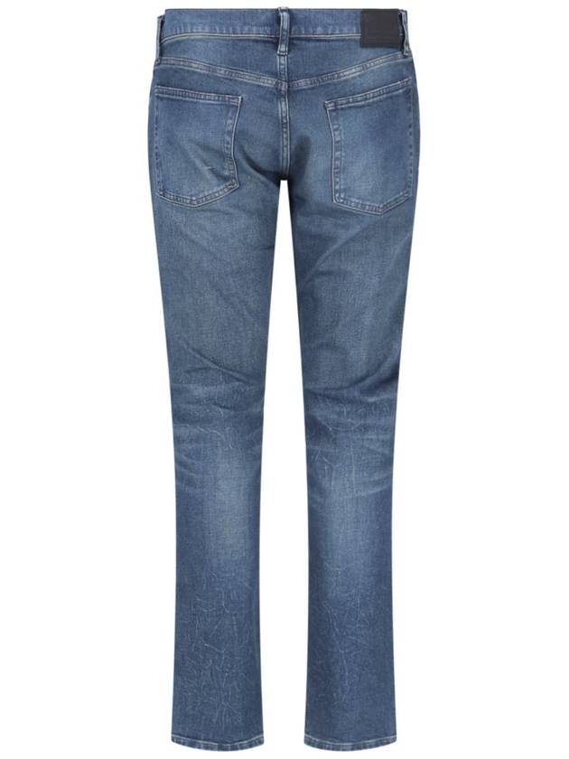 Low Rise Slim Fit Jeans Blue - POLO RALPH LAUREN - BALAAN 4