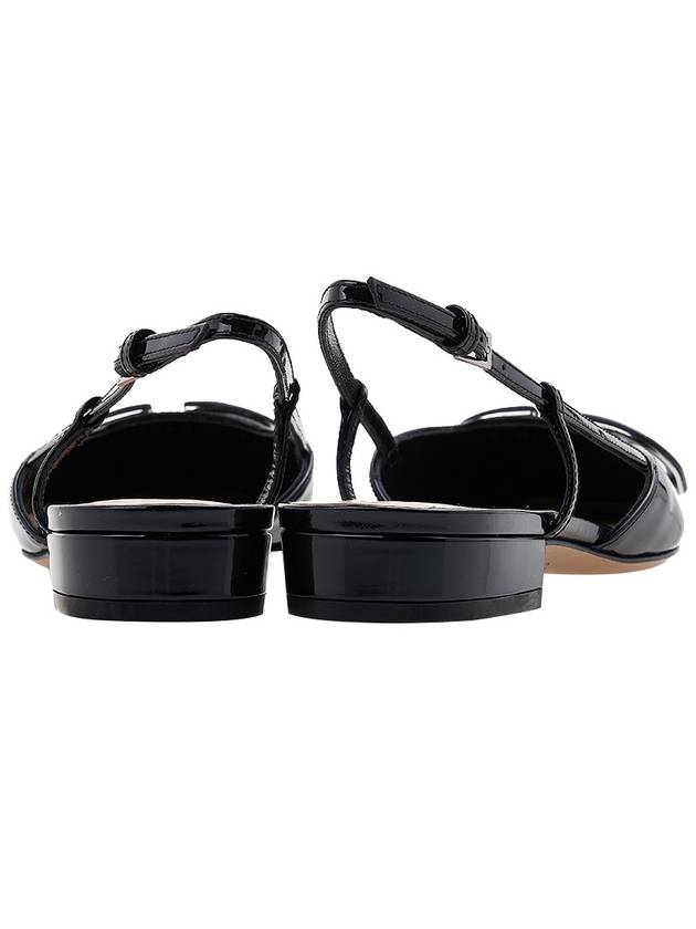 Women's V Logo Signature Leather Mule Sandals Black - VALENTINO - BALAAN 5