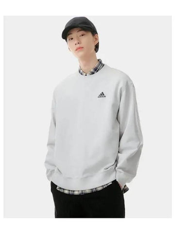 adidas logo sweatshirt light gray H37068 - ADIDAS - BALAAN 1