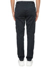 Compass Badge Cargo Straight Pants Blue - STONE ISLAND - BALAAN 4