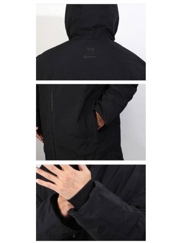 Gore-Tex Logo Down Parka Black - Y-3 - BALAAN 6