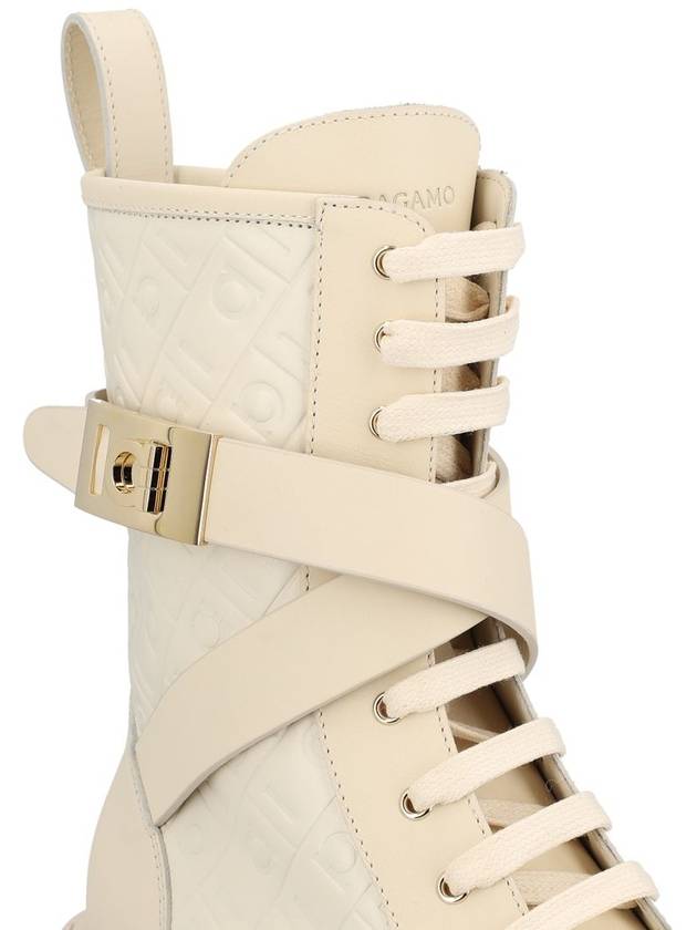 Salvatore Ferragamo Boots White - SALVATORE FERRAGAMO - BALAAN 3