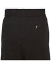 De Coeur Cotton Track Shorts Black - AMI - BALAAN 7