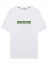 Micro Logo Print Short Sleeve T-shirt White - STONE ISLAND - BALAAN 2