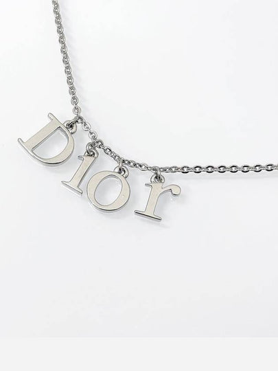 Silver Spelling Logo Bracelet 4VDIA37447 - DIOR - BALAAN 2