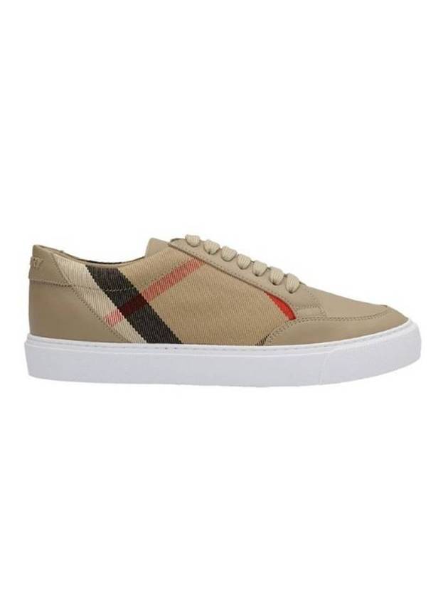 WoMen's House Check Low Top Sneakers Beige - BURBERRY - BALAAN 1