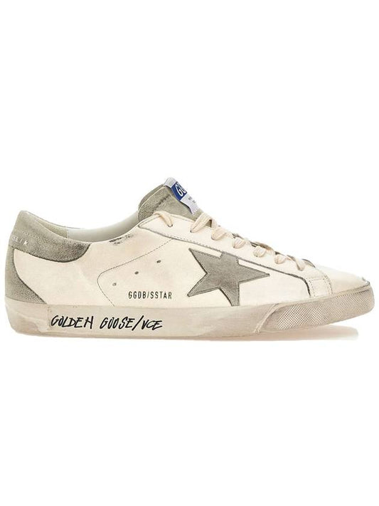 Super Star Suede Leather Low Top Sneaker White - GOLDEN GOOSE - BALAAN 2