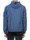 Garment Dyed Crinkle Reps R-Nylon Jacket Avio Blue - STONE ISLAND - BALAAN 6