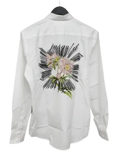 Logo Long Sleeve Shirt White - GIVENCHY - BALAAN 2