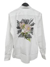 Logo Long Sleeve Shirt White - GIVENCHY - BALAAN 1