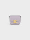 Triomphe Small Shiny Calfskin Cross Bag Light Lilac - CELINE - BALAAN 2