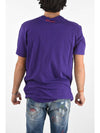 Purple CrewNeck Cool Fit TShirt - DSQUARED2 - BALAAN 3