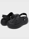 Baya Clog Platform Sandals Black - CROCS - BALAAN 4