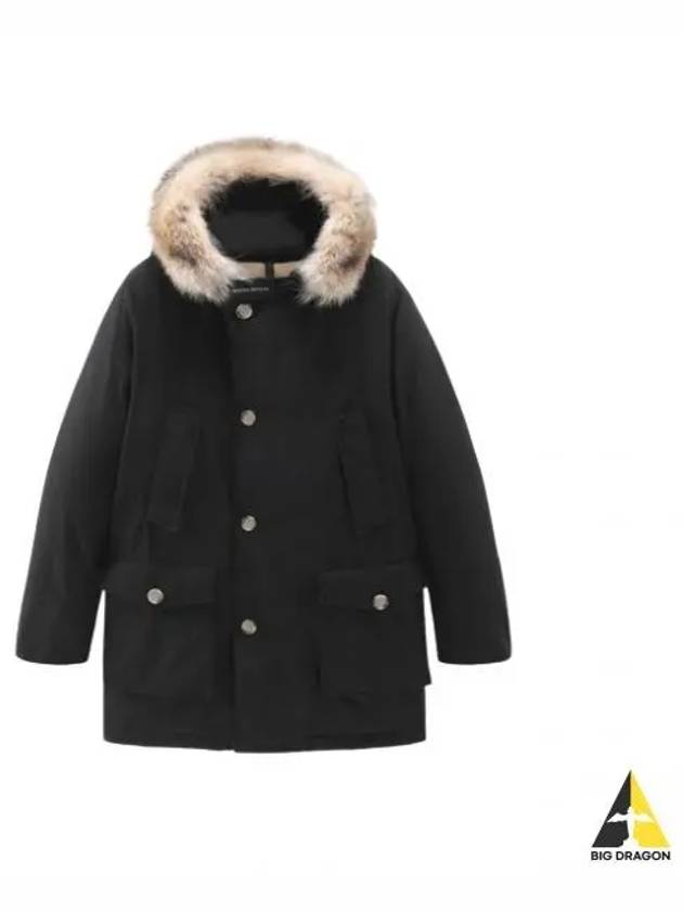 ARCTIC DETACHABLE FUR PARKA BLACK CFWOOU0482MRUT0001 - WOOLRICH - BALAAN 1