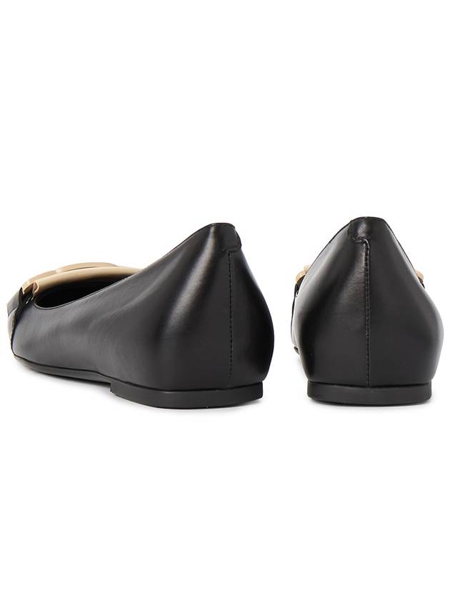 Kate Leather Ballerina Flat Black - TOD'S - BALAAN 7