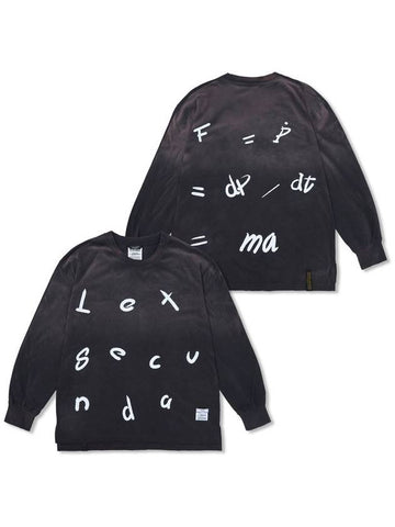 Lexsecunda Vintage Like Oversized Long Sleeves T Shirts Black - STIGMA - BALAAN 1