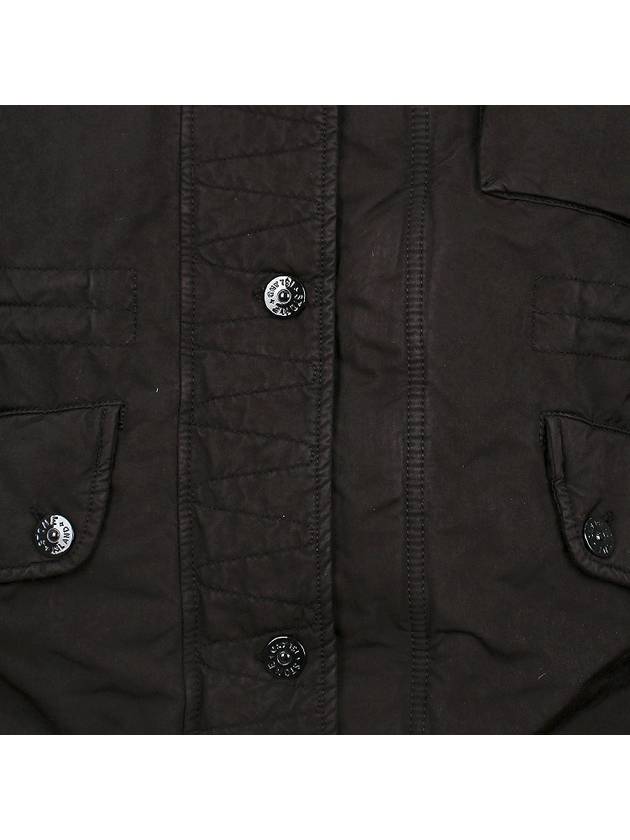 David TC Down Jacket Black - STONE ISLAND - BALAAN 11