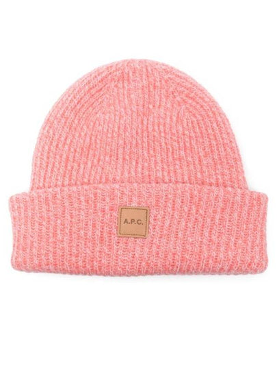 Michelle Merino Wool Cashmere Beanie Pink - A.P.C. - BALAAN 2