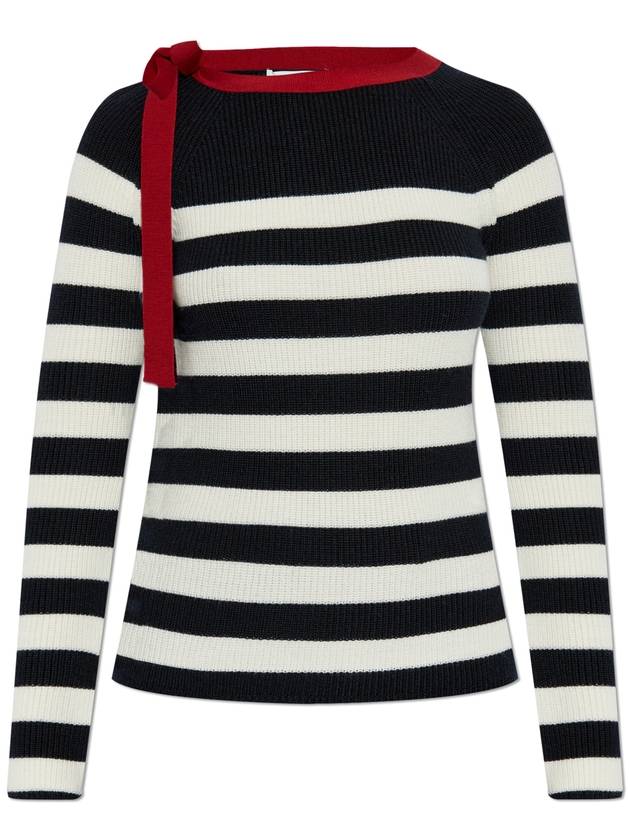 Max Mara Sweater Moxa, Women's, Navy Blue - MAX MARA - BALAAN 1