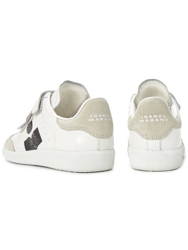 Beth Logo Leather Low Top Sneakers White - ISABEL MARANT - BALAAN 7