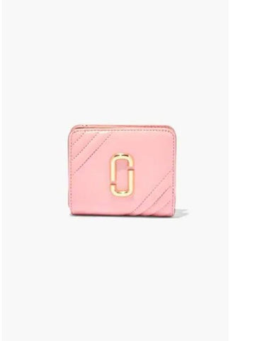 Mini Compact Wallet Glamshot Quartz Pink MBACA22004PIX - MARC JACOBS - BALAAN 1