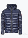 Crofton Hooded Down Padding Jacket Atlantic Navy - CANADA GOOSE - BALAAN 2