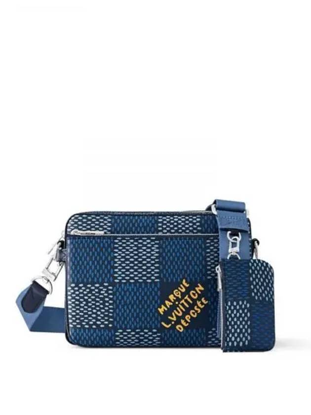 Trio Messenger Bag Blue - LOUIS VUITTON - BALAAN 2