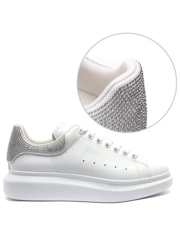 Micro Stud Tab Low Top Sneakers White - ALEXANDER MCQUEEN - BALAAN 2