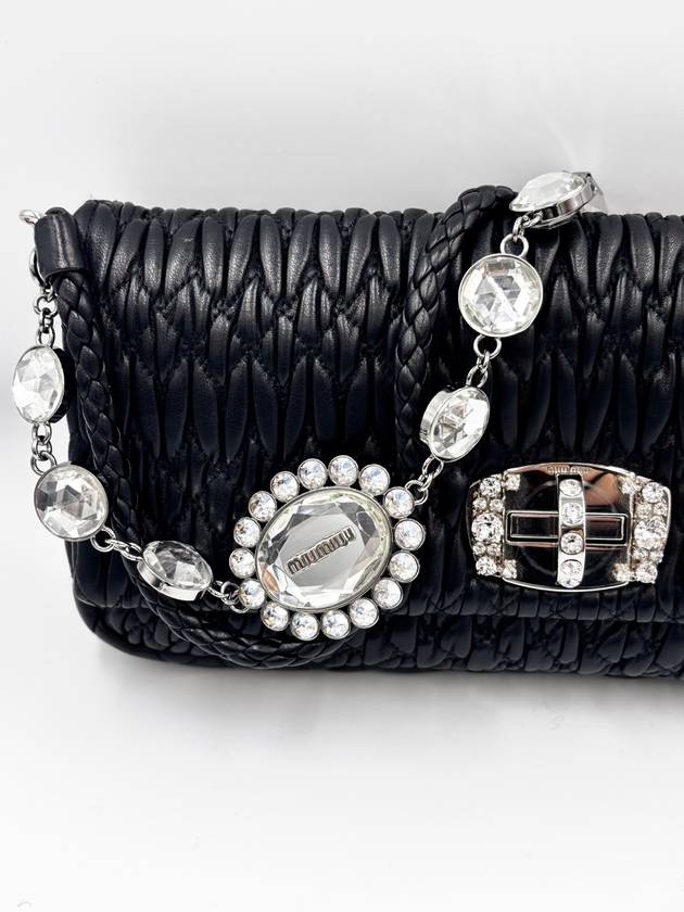 Iconic Crystal Nappa Shoulder Bag - MIU MIU - BALAAN 4