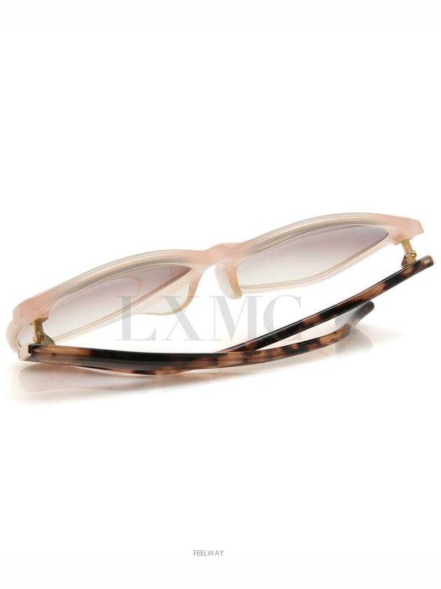 Sunglasses BA0079 Pink Beige Leopard - BALENCIAGA - BALAAN 6