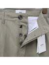 Cotton Chino Straight Pants Beige Khaki - AMI - BALAAN 6