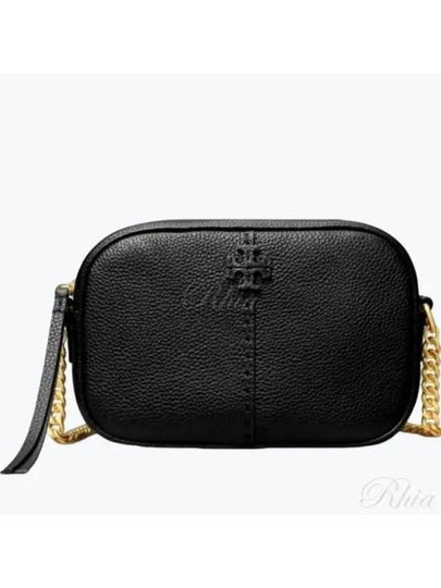 McGraw Logo Camera Shoulder Bag Black - TORY BURCH - BALAAN 2